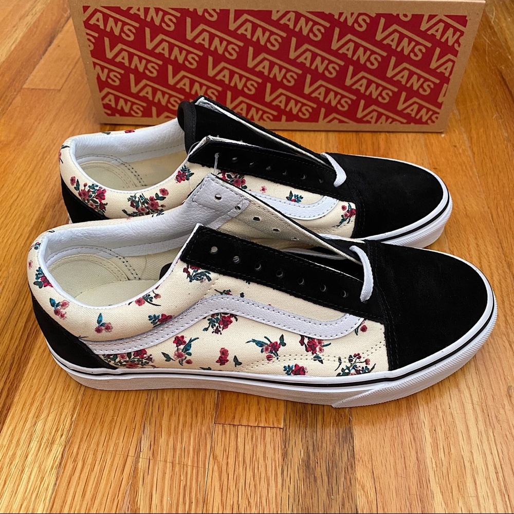 Vans Old Skool Floral Women’s Sneakers - Picture 4 of 10